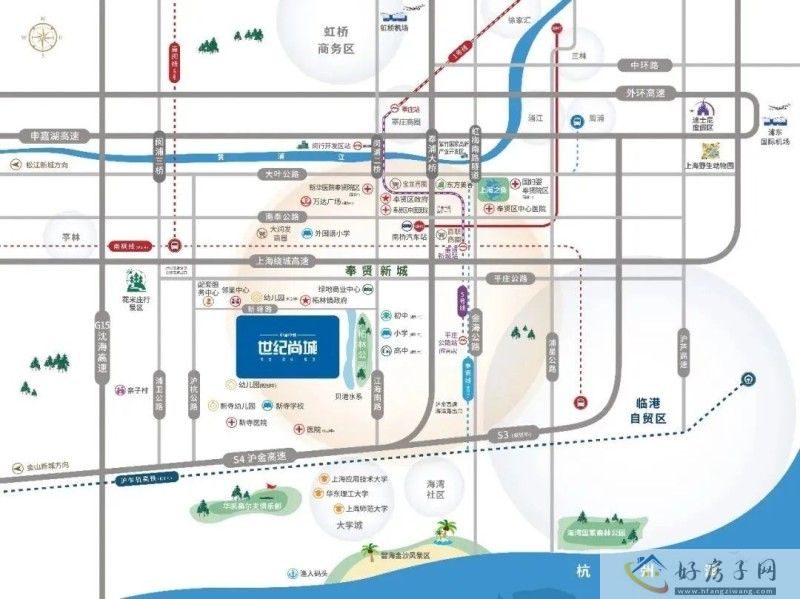 上海中国中铁世纪尚城周边配套怎么样？适合居住吗？            </h1>(图2)