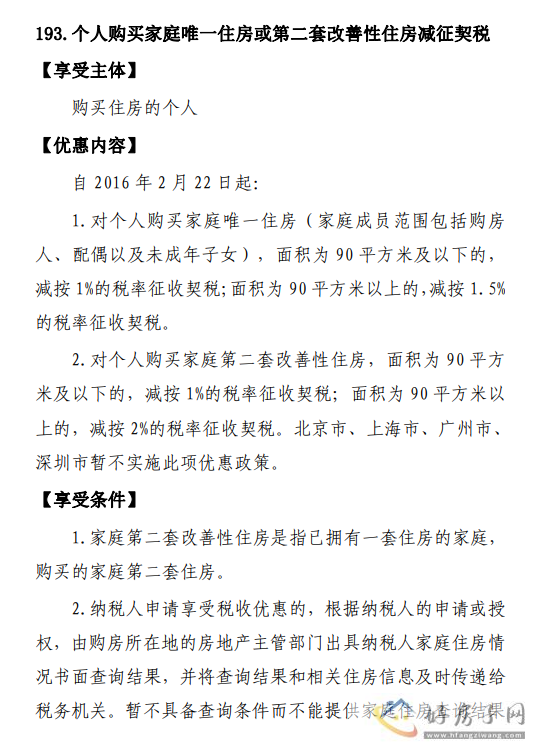 上海买房的人要失望了！国税总局发布税费优惠政策指引与上海无关