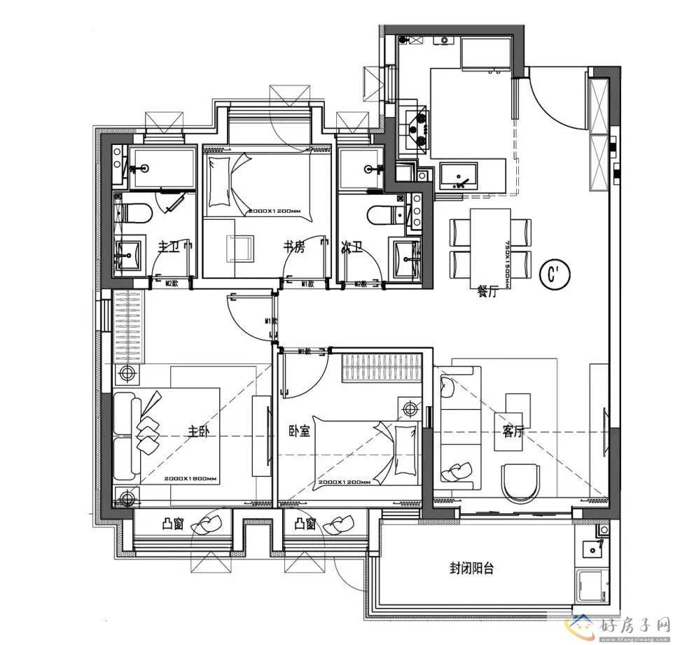 保利光合跃城丨凌云售楼处发布：建面约102-143㎡3-4房认购中！            </h1>(图8)